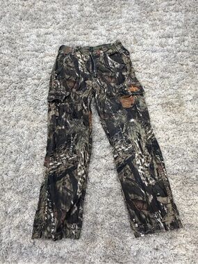 Habit Camo Cargo Pants in Green/Brown